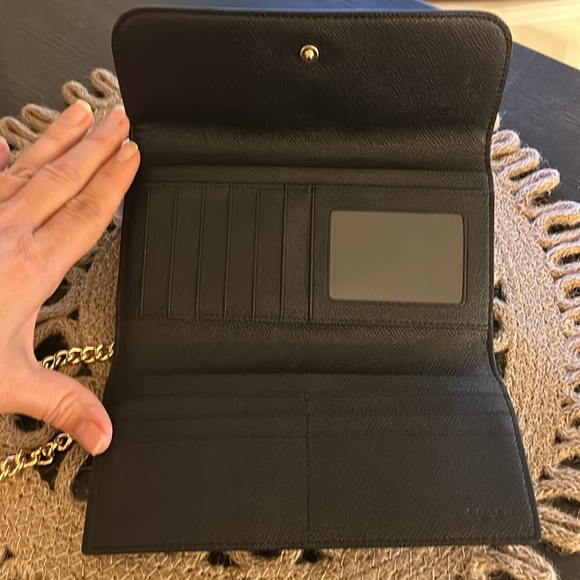 EUC Coach Trifold Wallet, Brown - Picture 5 of 10